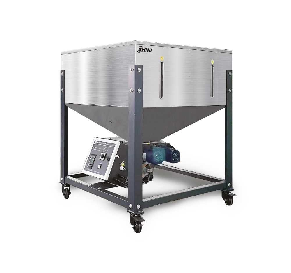 Shini SVTM Vertikaler Trommelmischer für Kunststoffgranulat